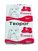 Творог 5% Олония фольга 200г БЗМЖ - фото 20106