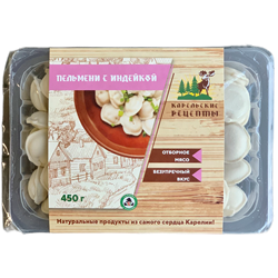 Пельмени Карельские рецепты из мяса индейки 450г - фото 20487