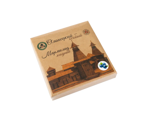 Мармелад ягодный Олонецкий из черники 140г - фото 21689