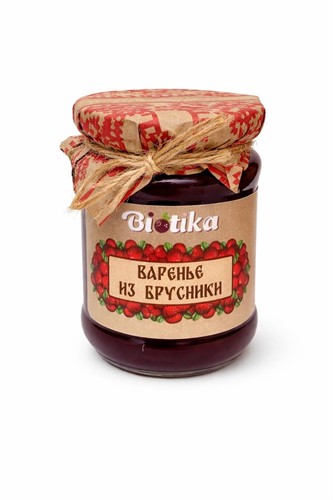 Варенье из брусники 250г  Биотика - фото 23912