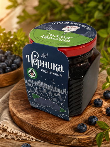 Варенье Черника карельская 250г Мама Карелия - фото 24106
