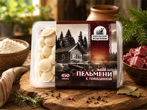 Пельмени Карельские рецепты с говядиной Валаамские 450г - фото 24136