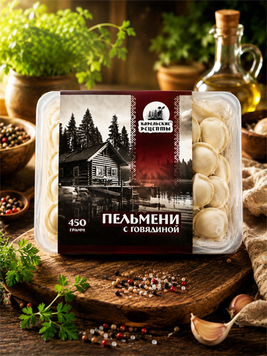 Пельмени Карельские рецепты с говядиной Валаамские 450г - фото 24137