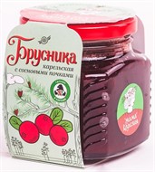 Варенье брусника Карельская с сосновой почкой Мама Карелия 250г