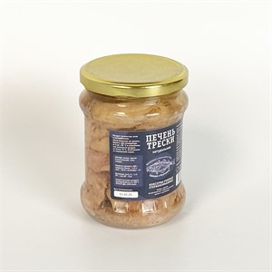 Печень трески натуральная (куски) 430г Мурманск
