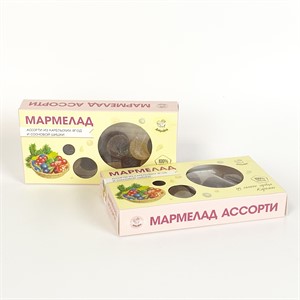 Мармелад Ассорти (ягоды и шишки )150 гр
