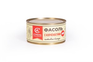 Фасоль с копченостями ж/б 325 г Котлас