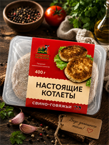 Котлеты Карельские рецепты свино-говяжьи 400г