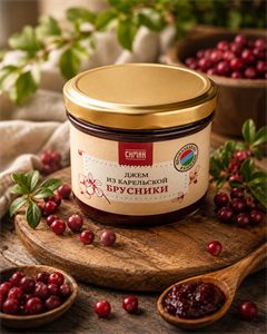 Джем из Карельской брусники 250г