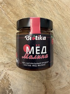 Мед BIOTIKA с малиной 220г