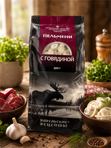 Пельмени Карельские рецепты с говядиной Валаамские 900г